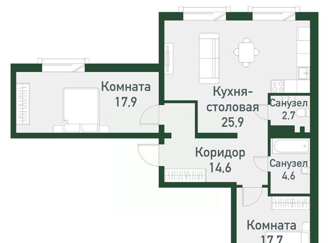 Западный Привилегия мкр, ул. Спортивная, 5А фото