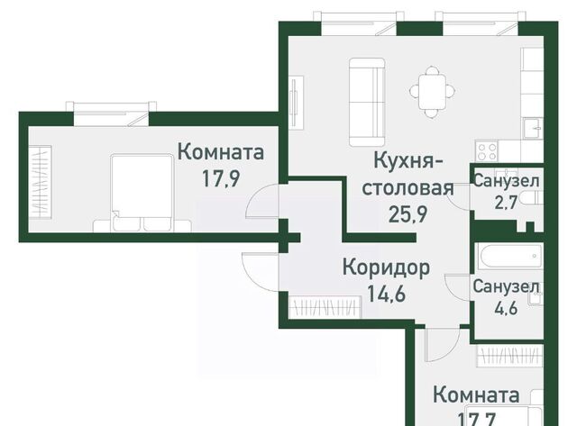 Западный Привилегия мкр, ул. Спортивная, 5А фото