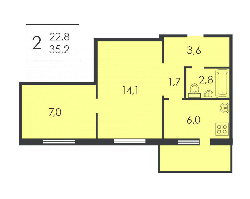 квартира г Химки ул Мичурина 19 Химки МЦД-3 фото 10