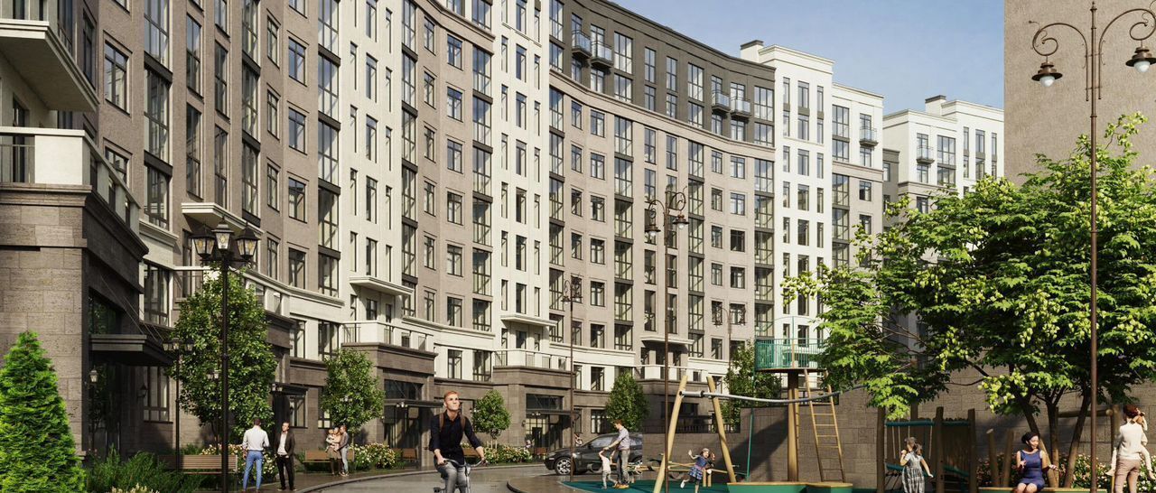 квартира г Калининград р-н Ленинградский ул Пригородная ЖК «Легенды Девау» жилой дом фото 4