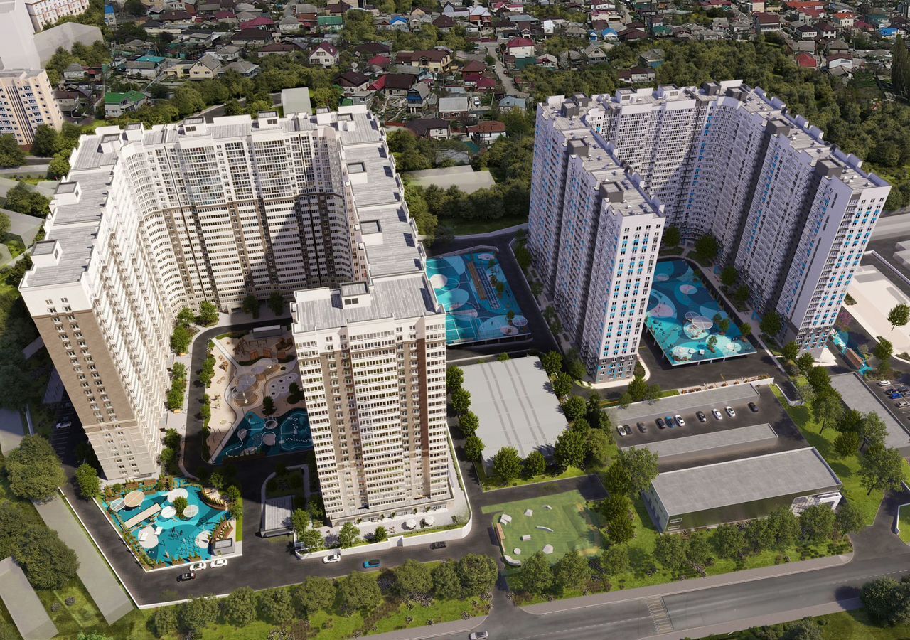 квартира г Новороссийск р-н Центральный ул Куникова 1 блок-секции 1-5 фото 3