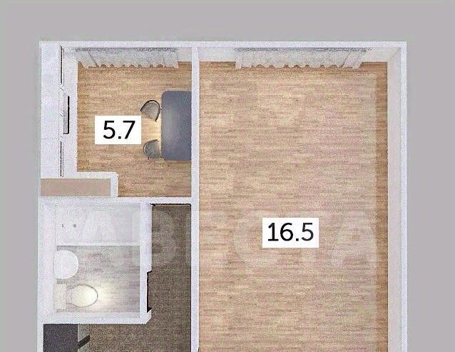 квартира г Омск р-н Советский Заозёрный ул Глинки 3а фото 21