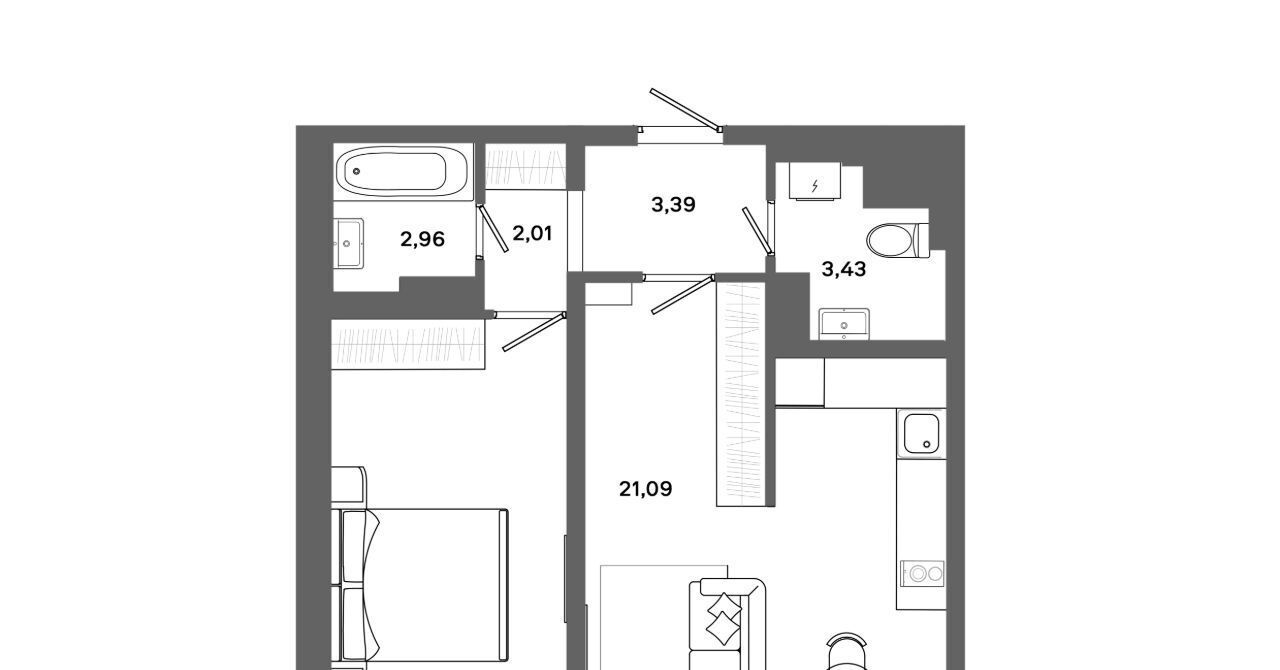 квартира г Сургут ЖК «Столица» 30А, 30А мкр фото 1