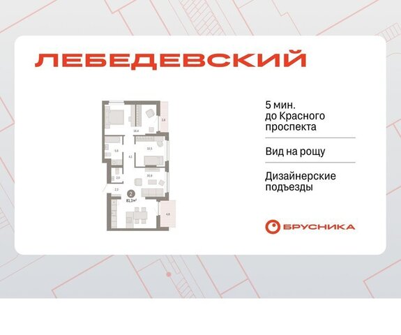квартал № 5 Заельцовская ЖК «Лебедевский» фото