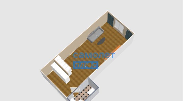 квартира г Бийск Центр ул Иркутская 1к фото 9