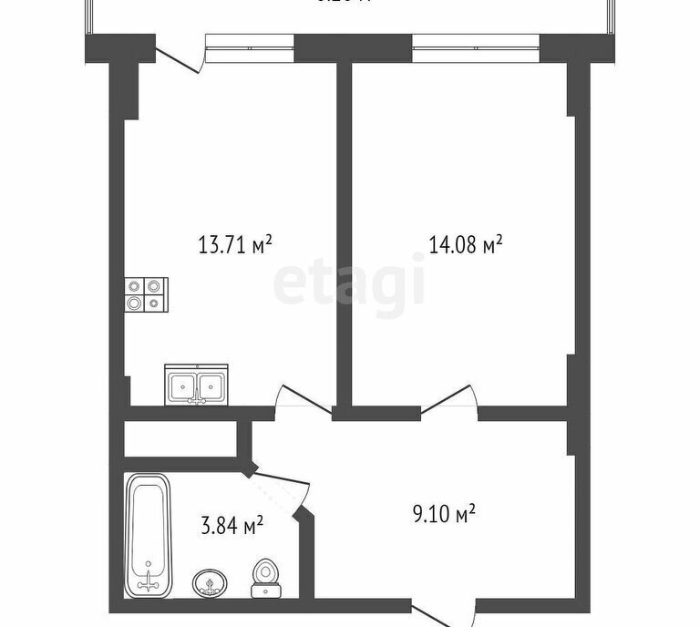 квартира г Батайск ул Половинко 280/3к 1 фото 1