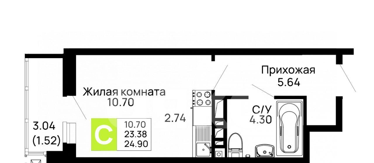 квартира г Майкоп ул Индустриальная фото 1