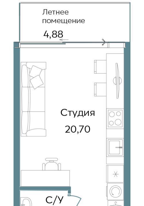 квартира г Саки ул Морская TEMPO фото 1