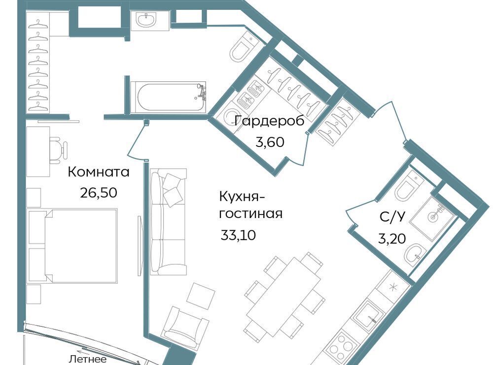 квартира г Саки ул Морская TEMPO фото 1