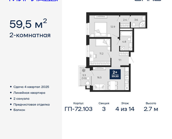 ЖК «Мириады» Ленинский административный округ фото