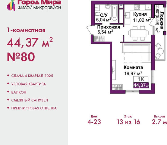 микрорайон «Город Мира» жилой комплекс Город Мира фото
