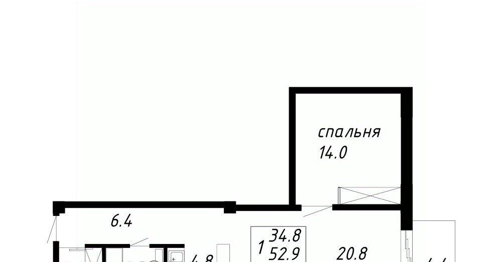 квартира г Ессентуки ЖК Озеро фото 1
