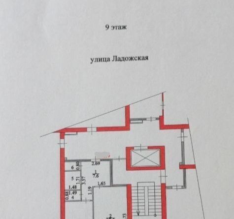 квартира г Пенза р-н Октябрьский ул Ладожская 109 фото 10