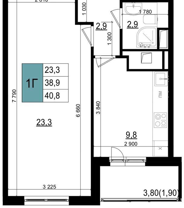 квартира г Одинцово ул Бзри Одинцово, к 23 фото 1