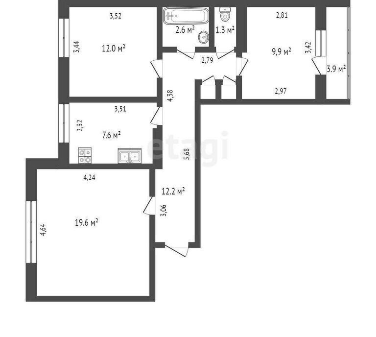 квартира г Саки ул Набережная 13 фото 1