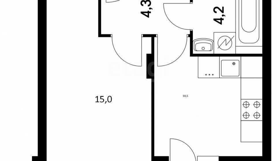 квартира г Ижевск ул Орджоникидзе 57 фото 1