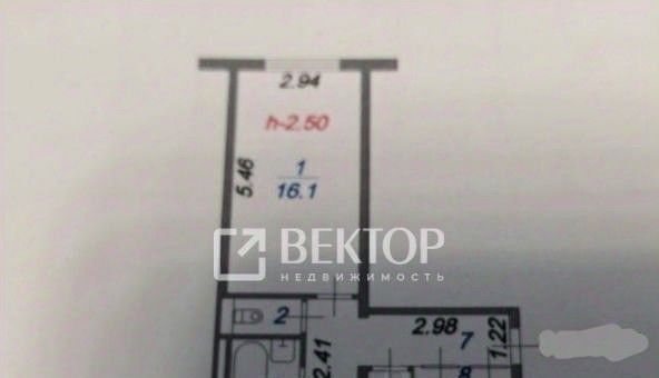 квартира р-н Тейковский г Тейково ул Новоженова 1 фото 2