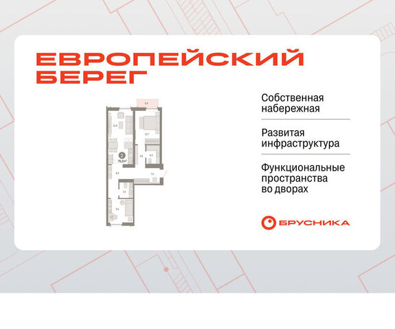 р-н Октябрьский Речной вокзал микрорайон Европейский Берег фото