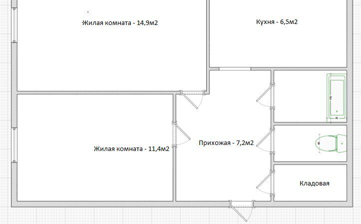 квартира г Белогорск ул Невского 3 фото 23