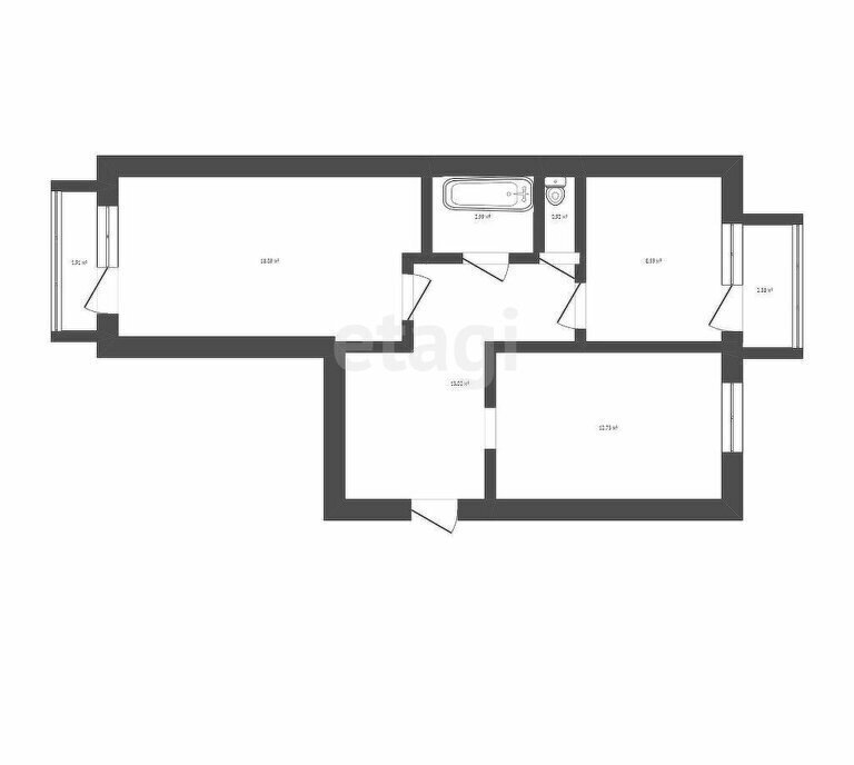 квартира г Юрга ул Фестивальная 18 фото 1