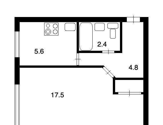 квартира г Колпино ул Веры Слуцкой 32 Шушары фото 2