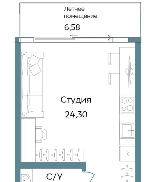 квартира г Саки ул Морская фото 1