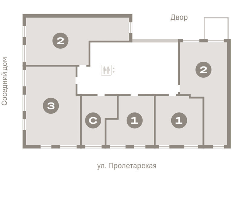 квартира г Курган Центральный ЖК «Дом Кино» фото 3