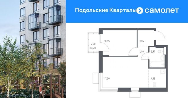 ЖК «Подольские кварталы» метро Бунинская аллея № 103 кв-л, к 4 фото
