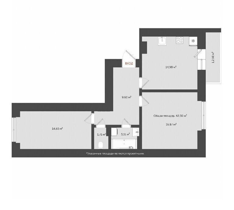 квартира г Ярославль ул Соловьева 7/40 фото 1
