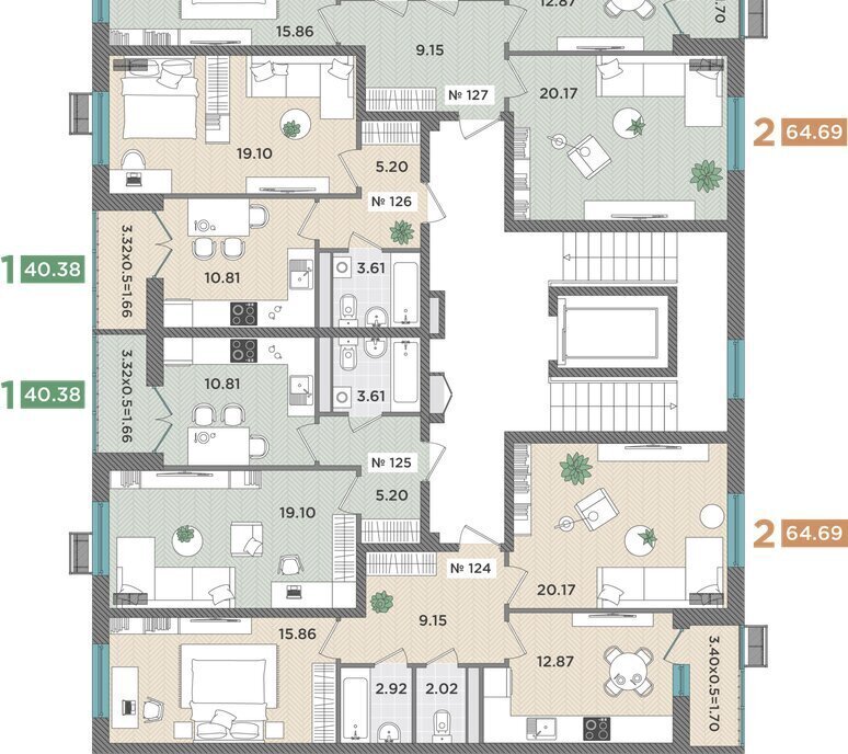 квартира р-н Темрюкский г Темрюк ул Дальняя 30/1 фото 3