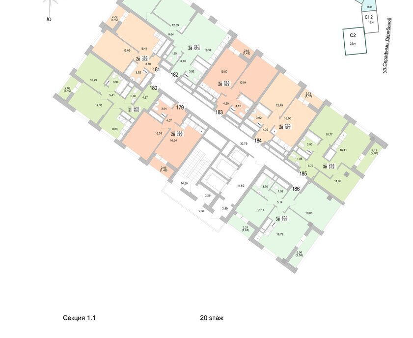 квартира г Екатеринбург Чкаловская ул Черкасская 5к/1 фото 2