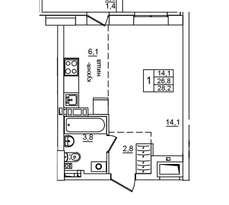 квартира г Волгоград 605-й микрорайон 604-й фото 1
