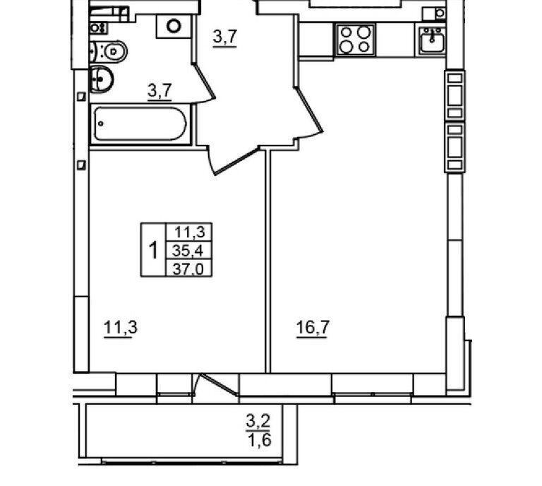 квартира г Волгоград 605-й микрорайон 604-й фото 1