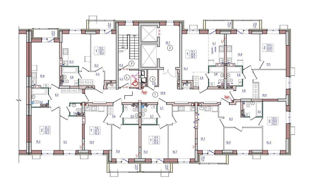квартира г Волгоград 605-й микрорайон 604-й фото 2