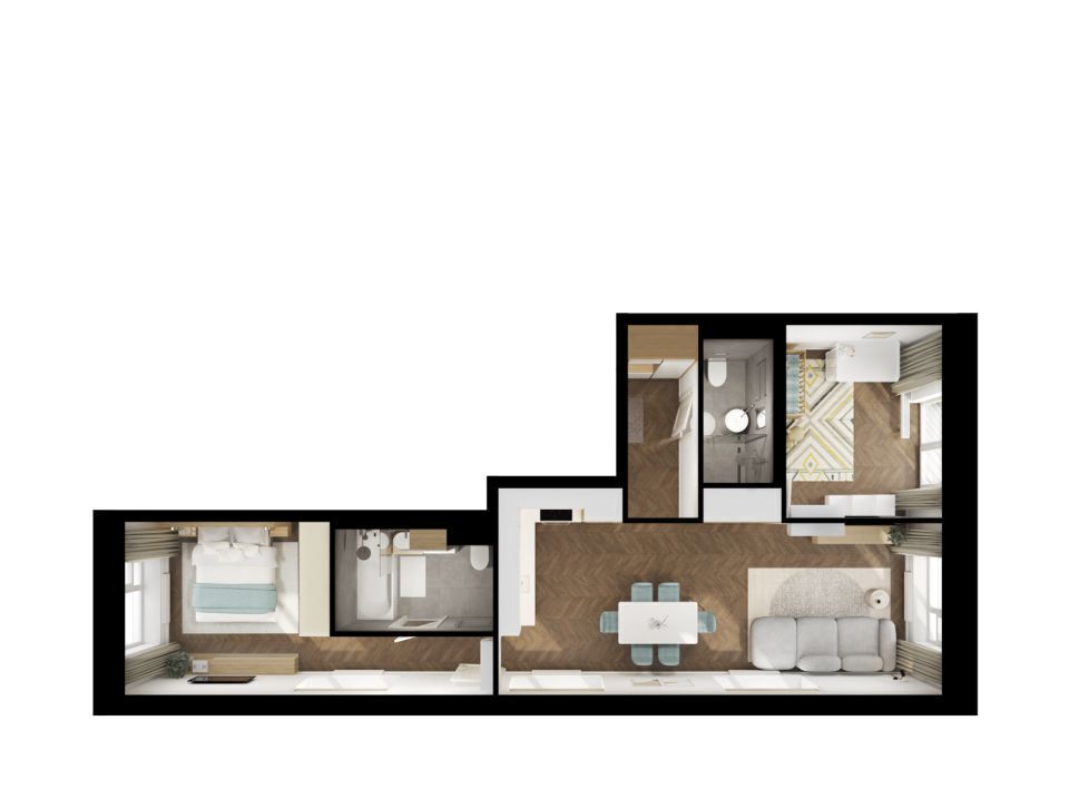 квартира г Улан-Удэ р-н Советский ул Советская 6/2 фото 2