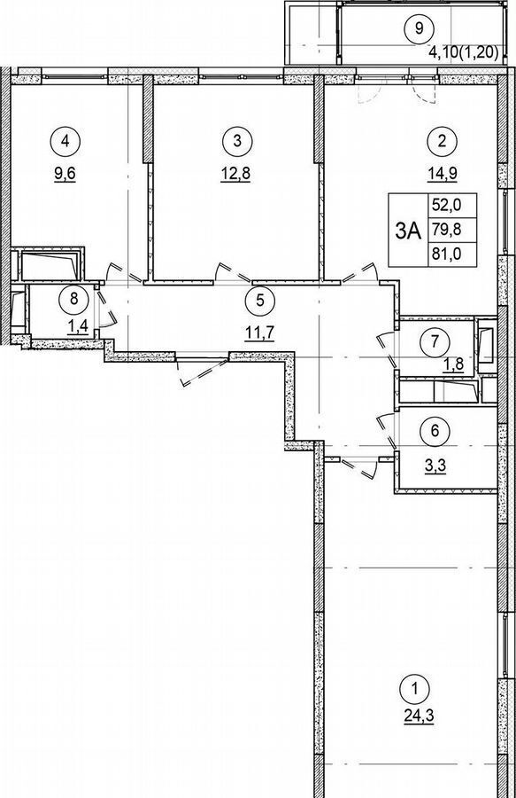 квартира г Одинцово Баковка мкр. 6-6а, д. 23 фото 1