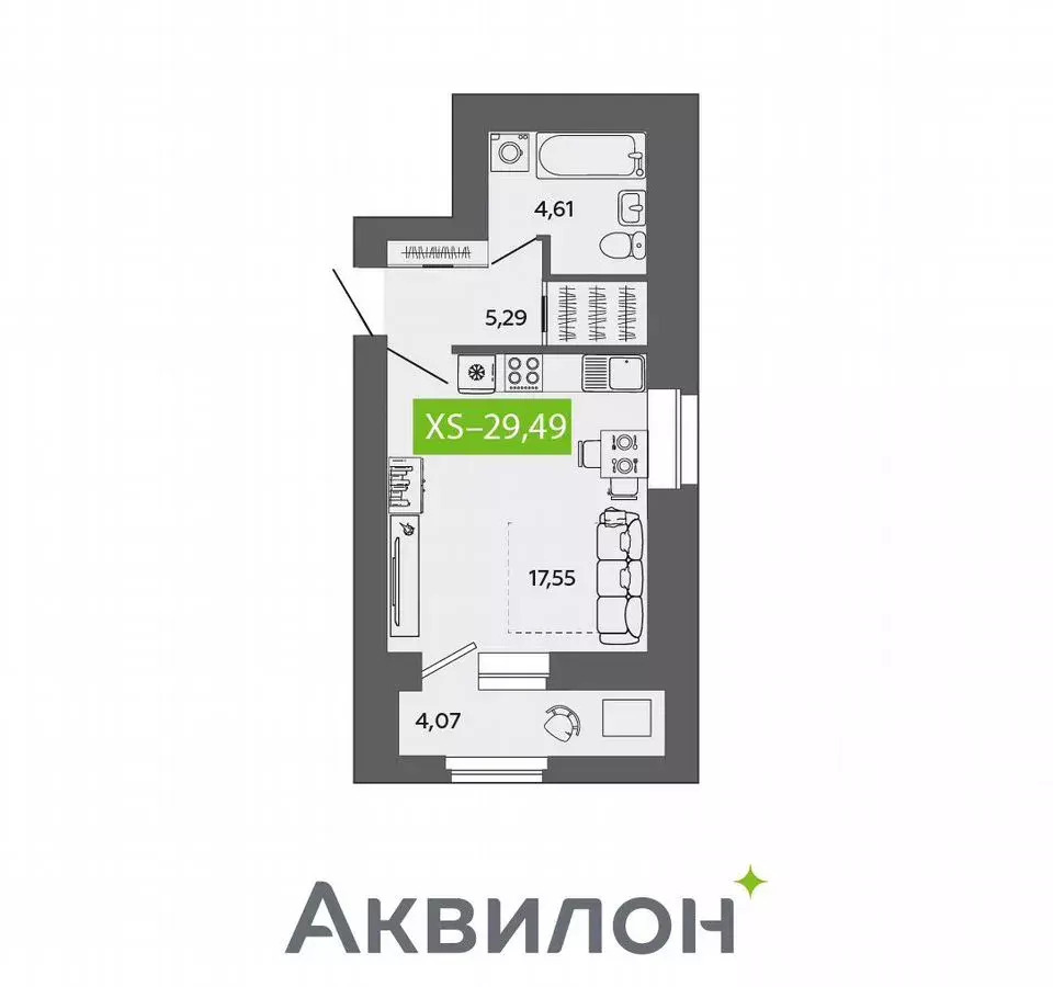 квартира г Северодвинск Новый город ул Ломоносова 7 ЖК Квартал №100 город фото 1