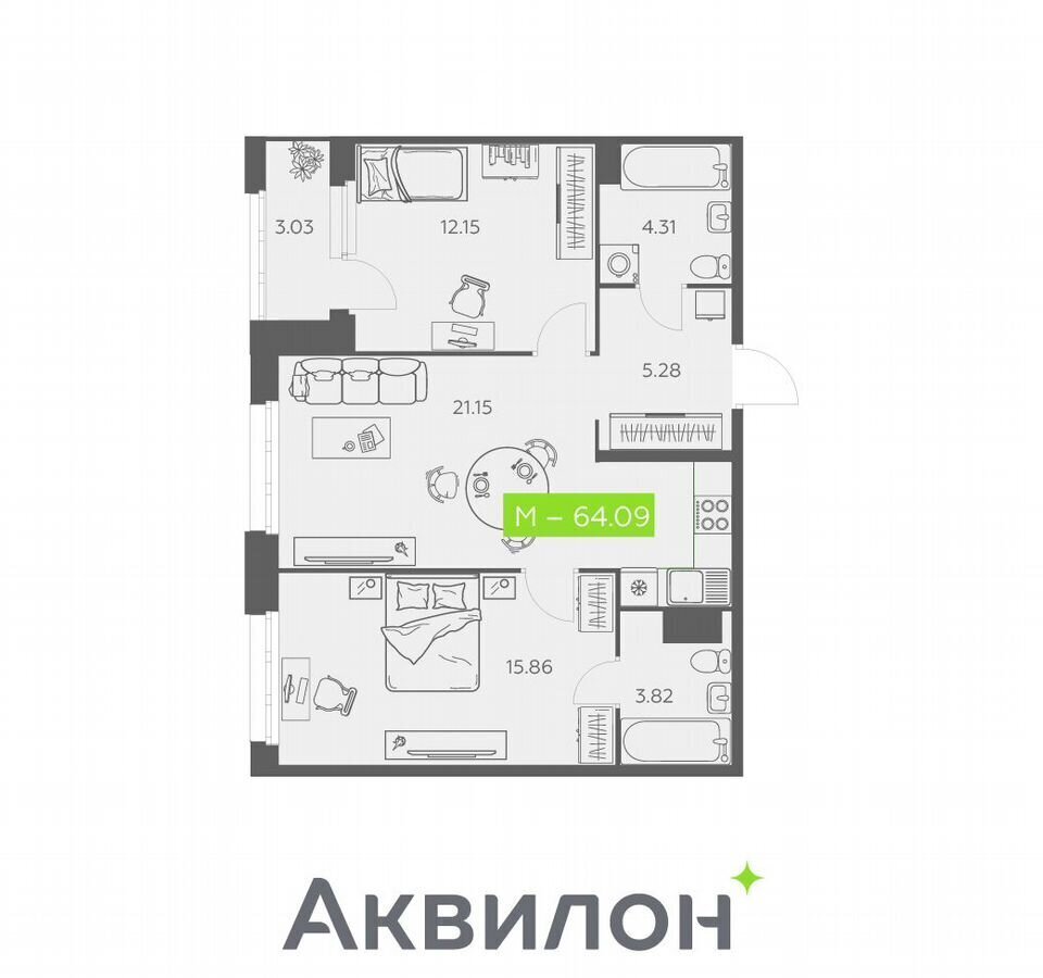 квартира г Архангельск р-н Октябрьский округ пр-т Троицкий/ул. Карла Маркса, жилой дом, р-н Октябрьский фото 1