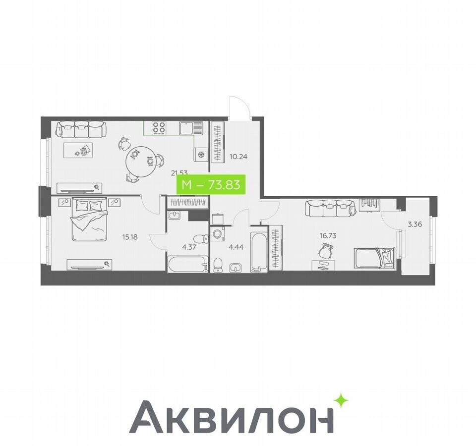 квартира г Архангельск пр-т Троицкий/ул. Карла Маркса, жилой дом, р-н Октябрьский фото 1