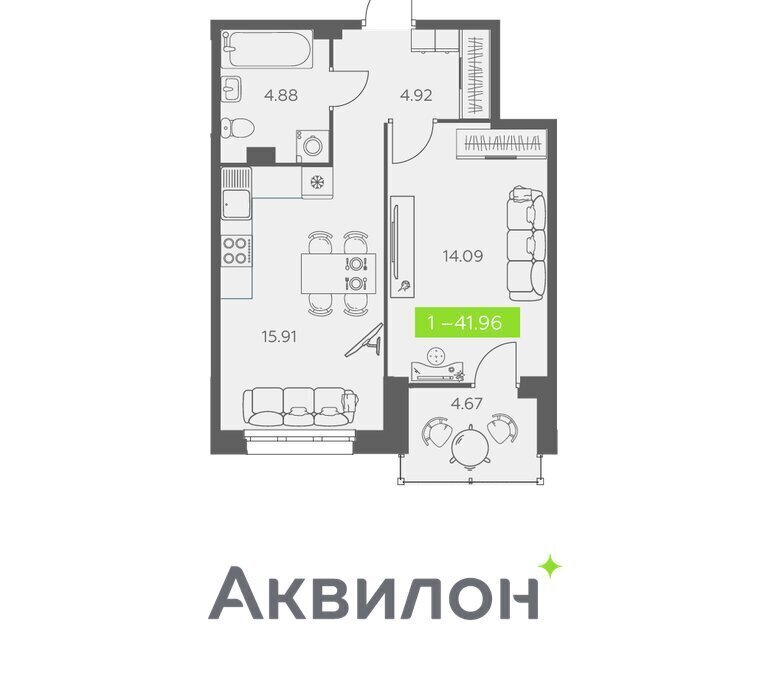 квартира г Архангельск р-н Октябрьский округ пр-кт Троицкий 110 фото 1