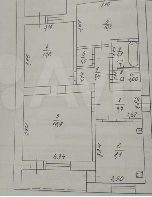 квартира г Донецк мкр 3-й 13 фото 11