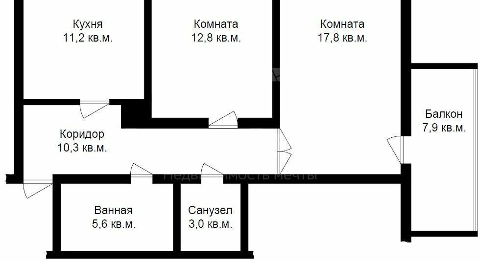 квартира г Подольск мкр Львовский ул Московская 1в Силикатная фото 26