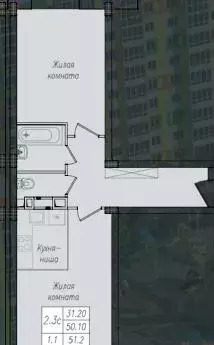 квартира г Курск р-н Сеймский ул Энгельса 158 фото 1