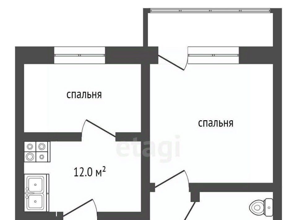 квартира г Клин ул Клинская 30 фото 2