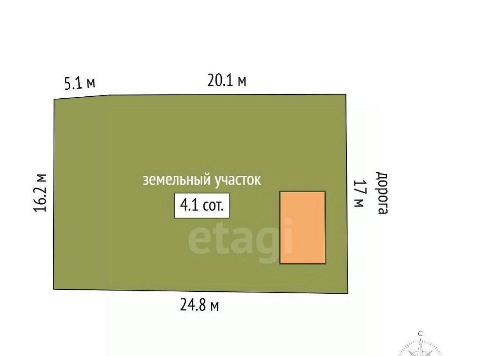 дом г Сургут № 7 садовое товарищество, Четвертая линия фото 2