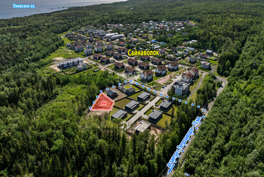 земля г Петрозаводск п Сайнаволок ЖК Счастье фото 6
