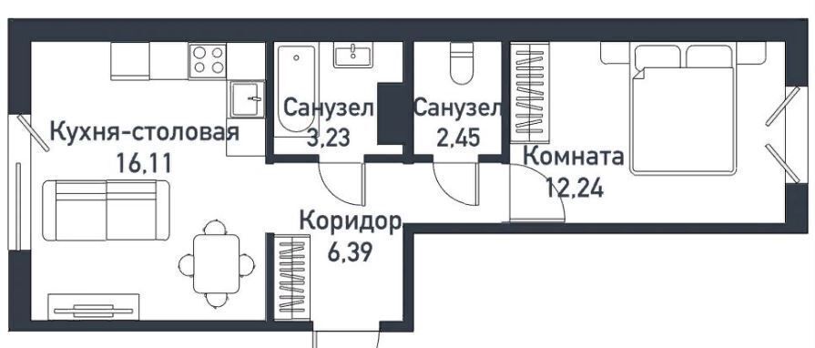 квартира г Челябинск ул Лавровая 3 фото 12