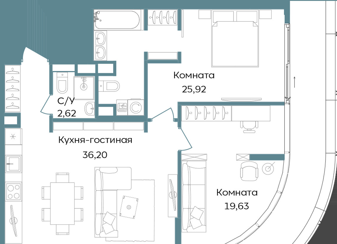 квартира г Саки TEMPO фото 1