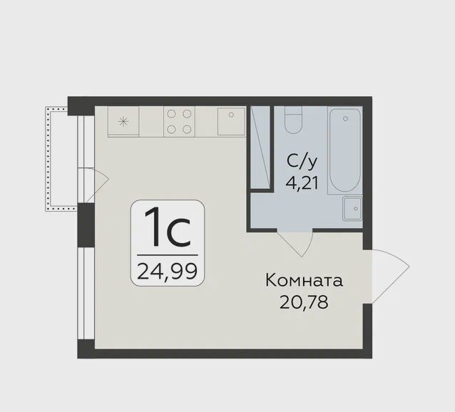 квартира г Воронеж р-н Коминтерновский пр-кт Труда 117 фото 2