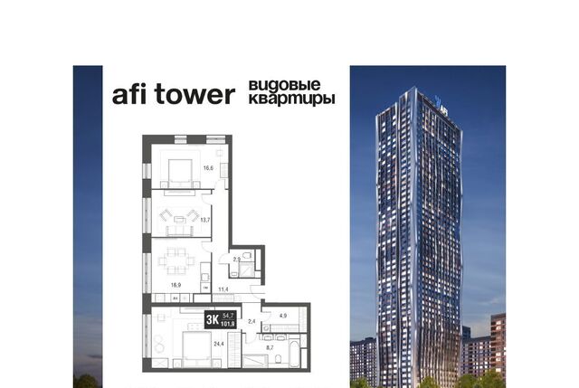 дом 11к/2 ЖК AFI Tower Ботанический сад фото